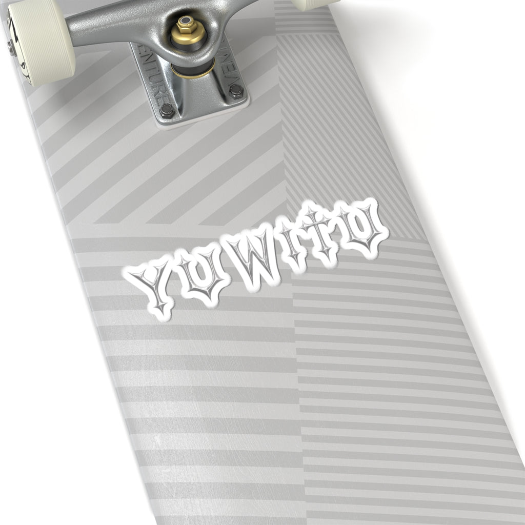YUWITU - Grey Kiss-Cut Stickers
