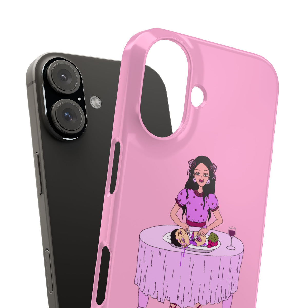 sourviolet - Slim Phone Case (Light Pink)