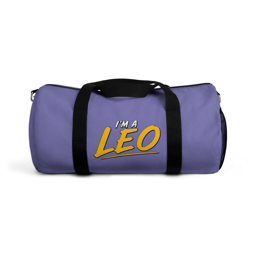 I'M A LEO - Duffel Bag (Purple)