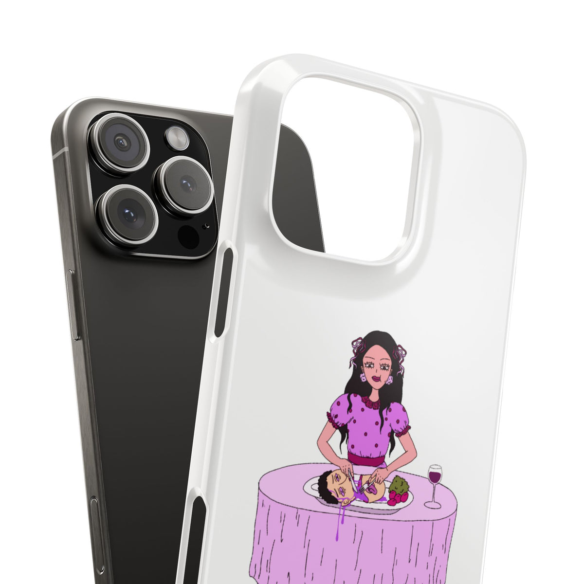 sourviolet - Slim Phone Case (White)