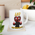 Aries & Leo Couple Mug ( Leo - White Color - PICK YOUR BATTLE Print )