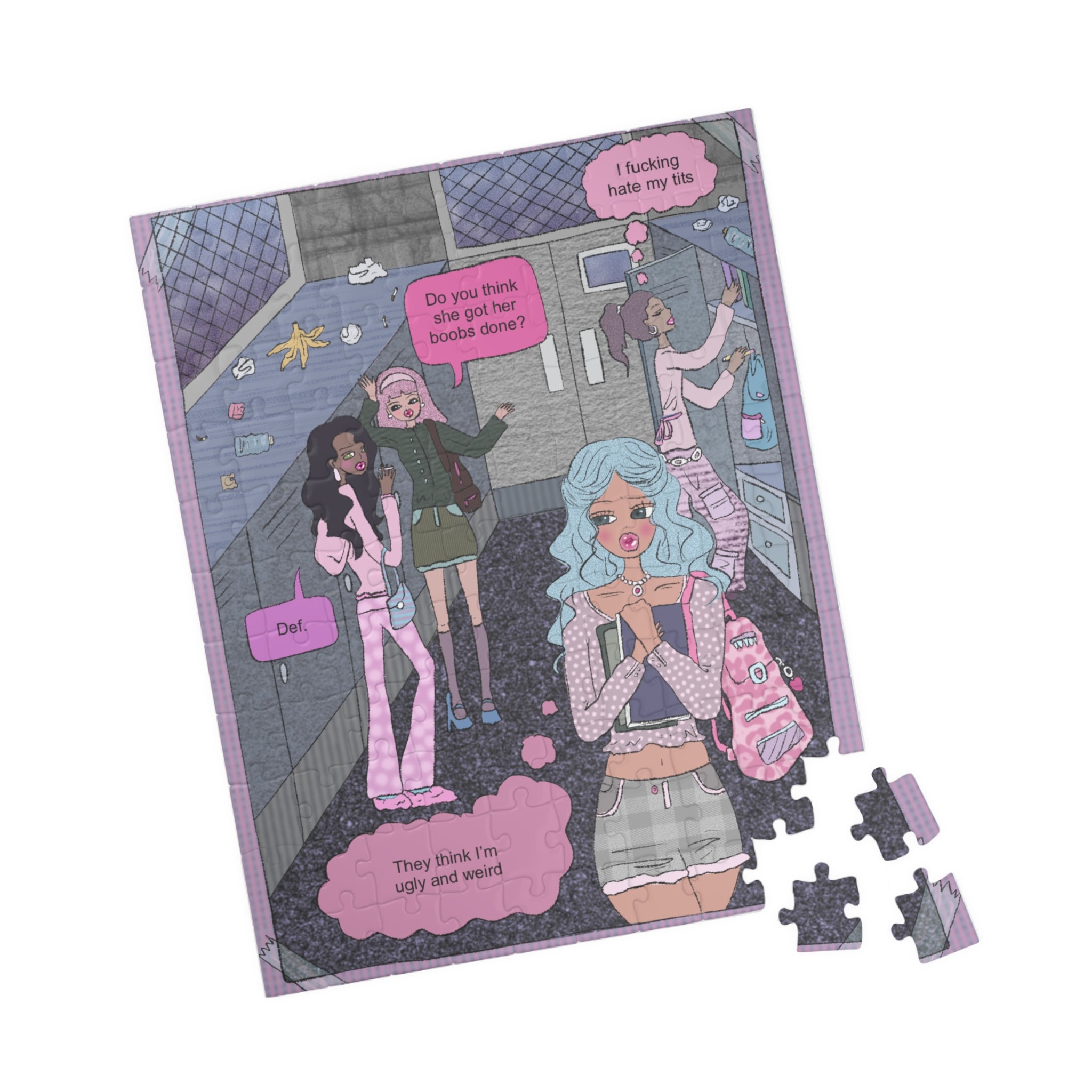 sourviolet - High School - Puzzle (110, 252 and 520 pieces)
