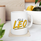 I'M A LEO - Ceramic Mug, (11oz)