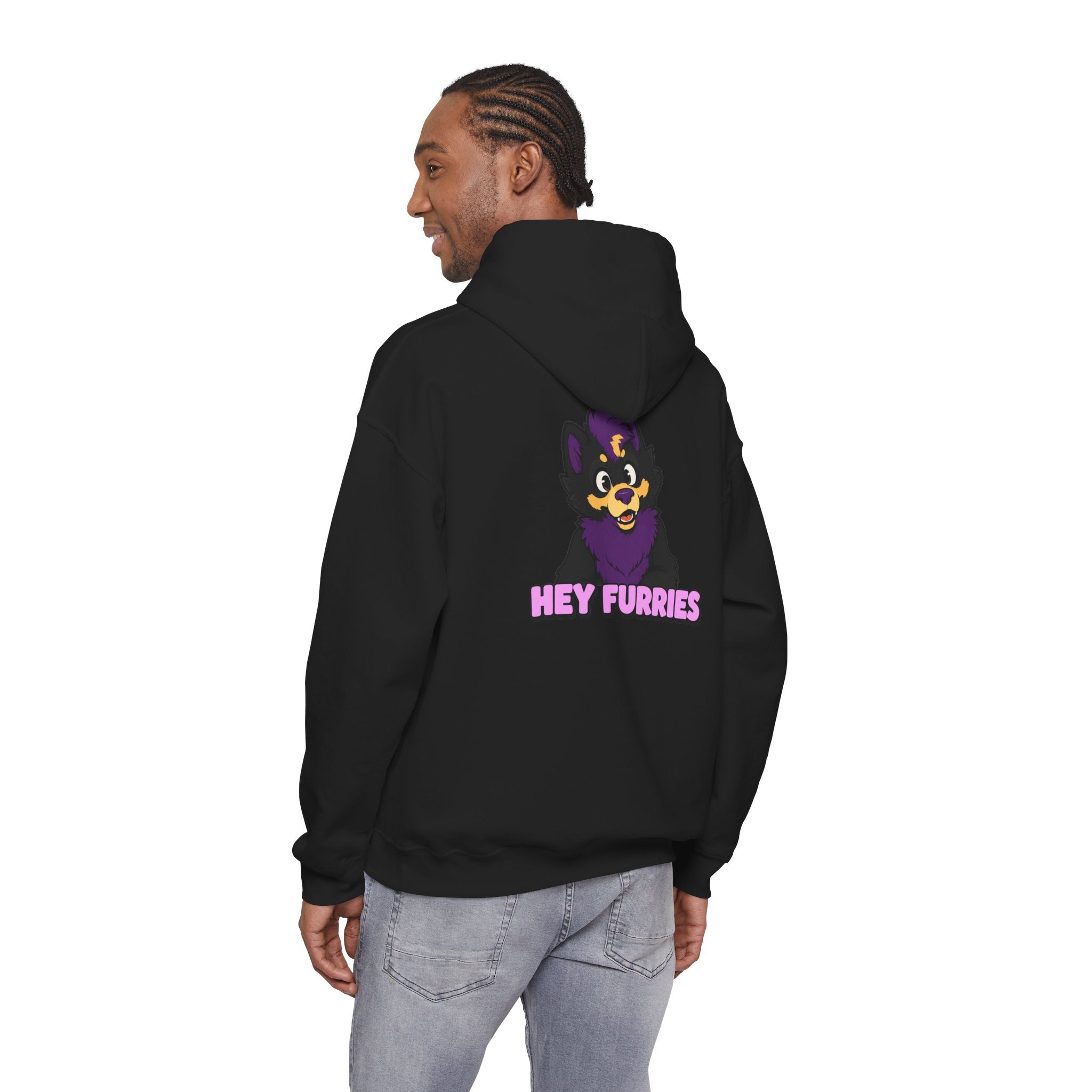 Hey Furries - Unisex Hooded Sweatshirt