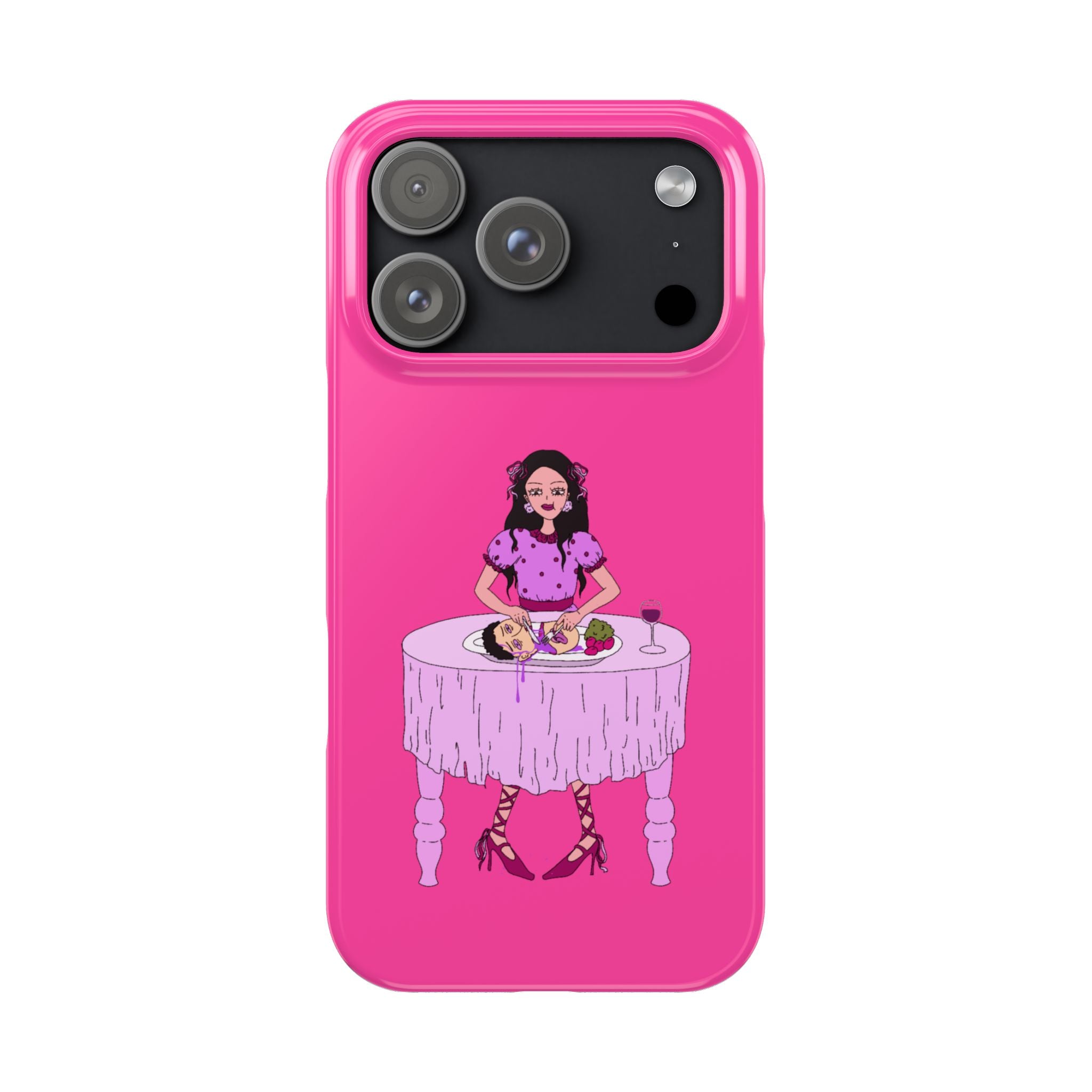 sourviolet - Slim Phone Case (Hot Pink)