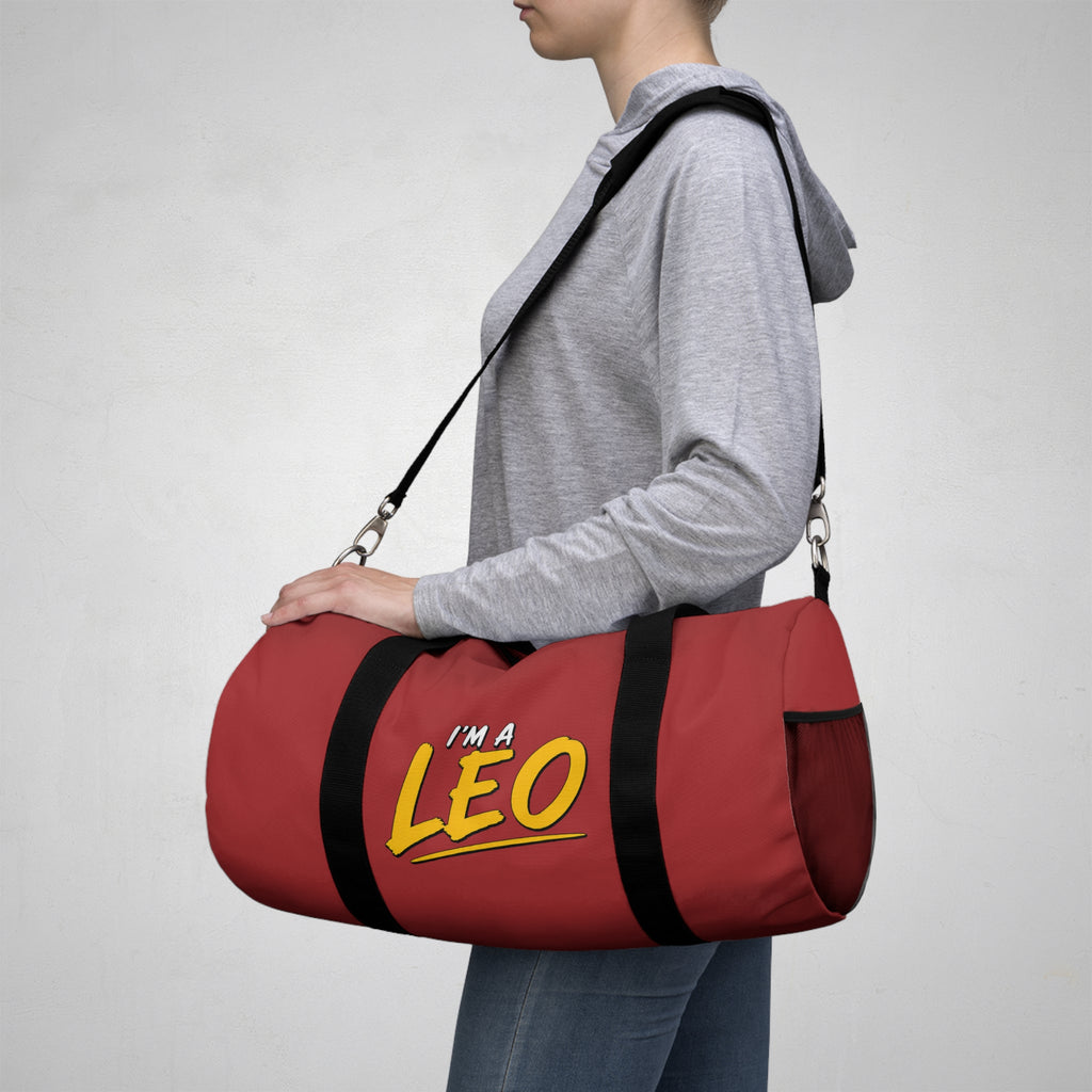 Copy of I'M A LEO - Duffel Bag (Maroon)