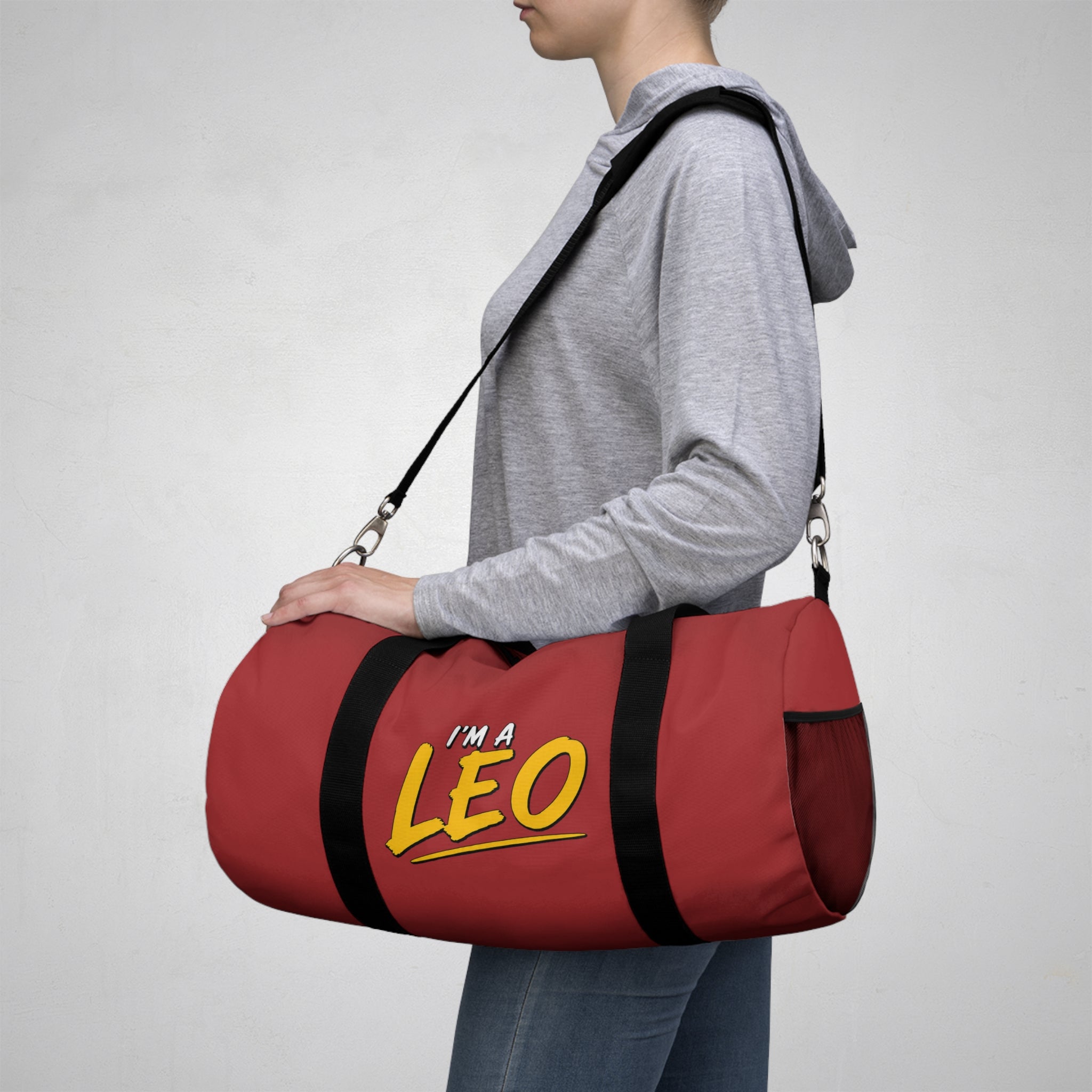 Copy of I'M A LEO - Duffel Bag (Maroon)