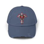 YUWITU - Unisex Distressed Cap