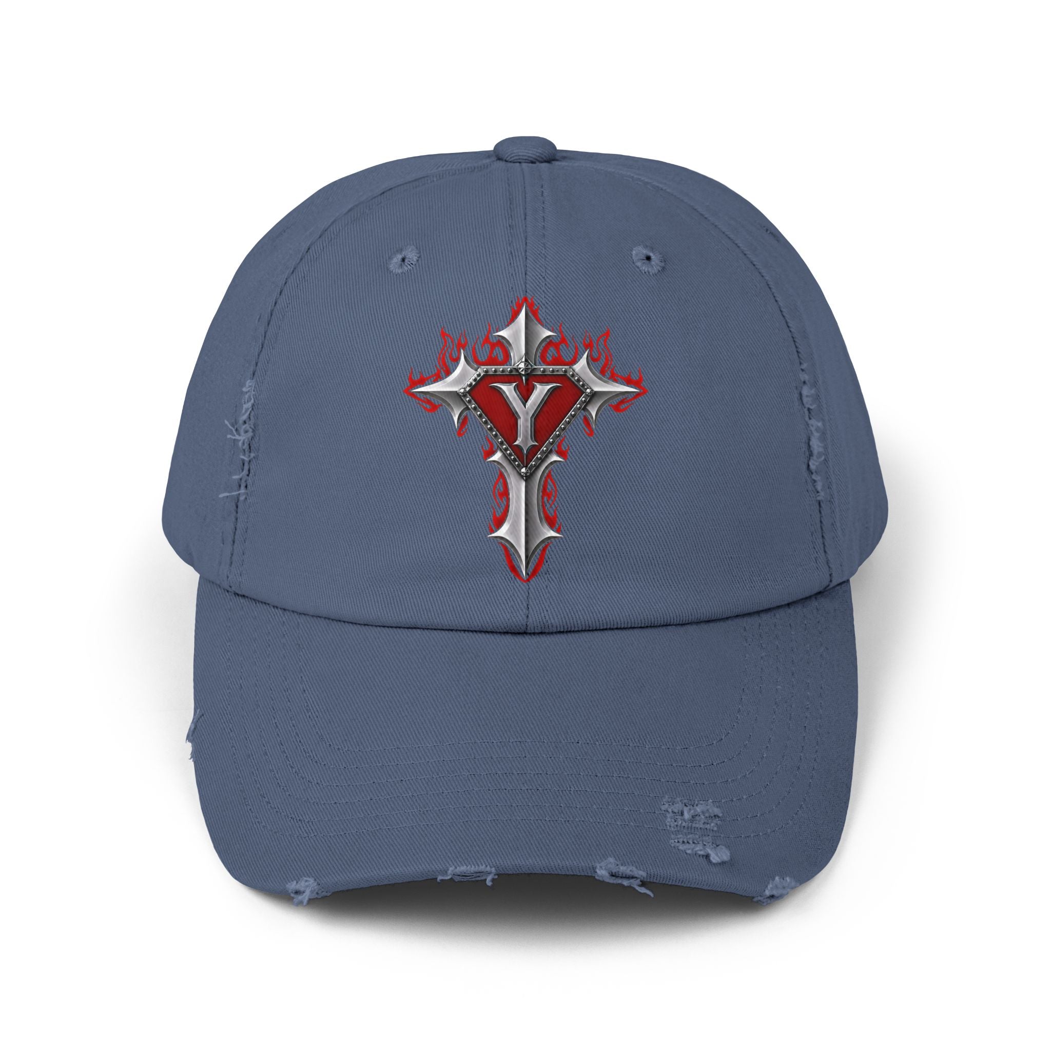 YUWITU - Unisex Distressed Cap