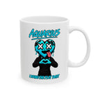 Aquarius & Leo Couple Mug (  Aquarius - White Color - Plot Twist )