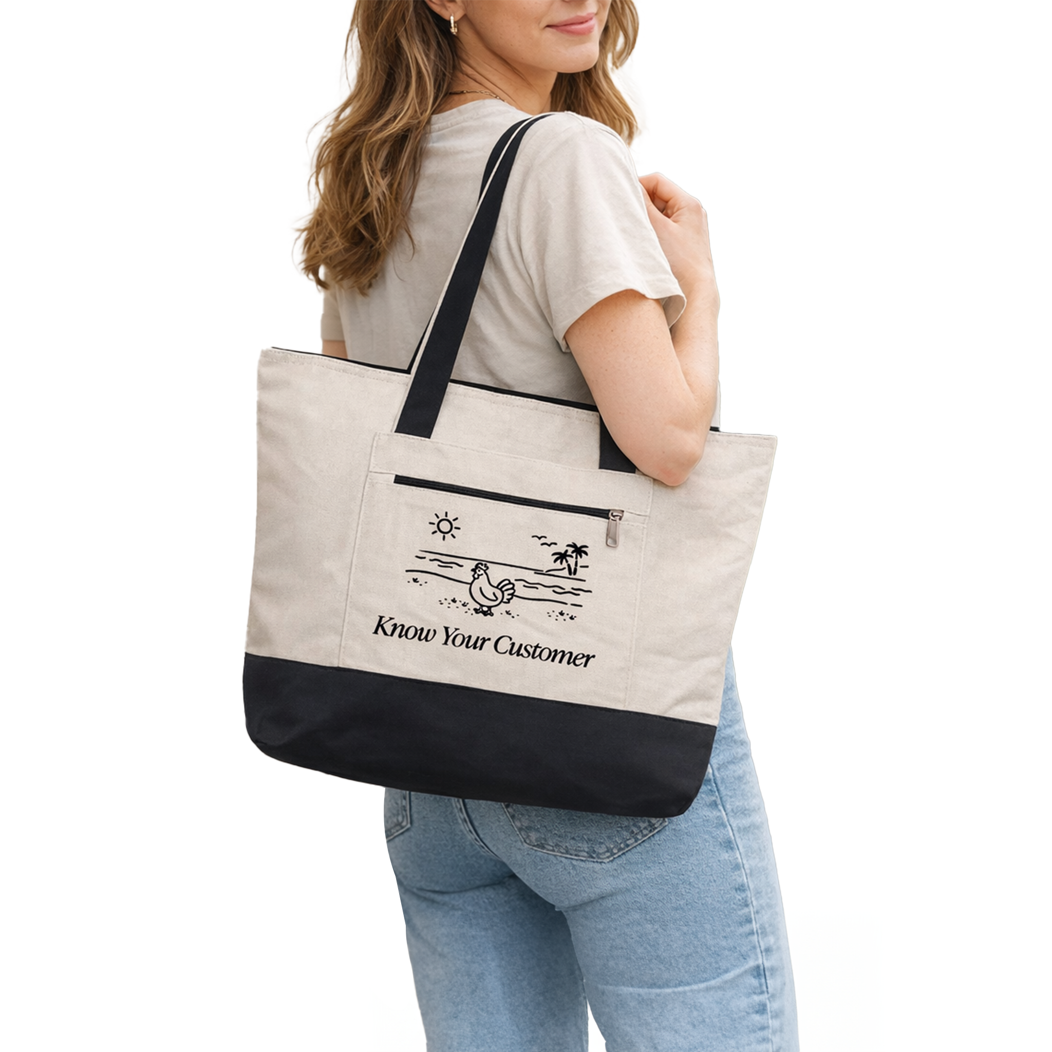 Beach chicken (Know your customer) - Tote bag