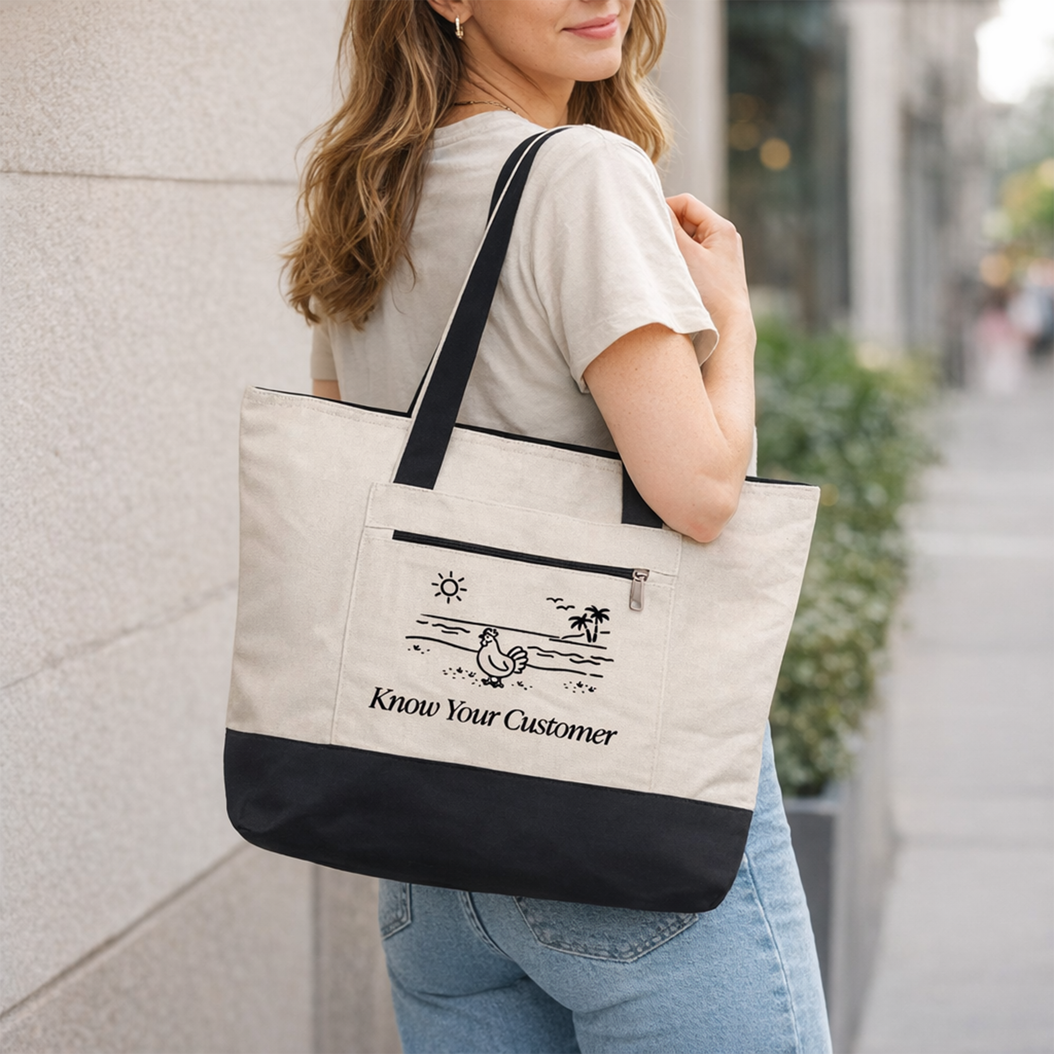Beach chicken (Know your customer) - Tote bag
