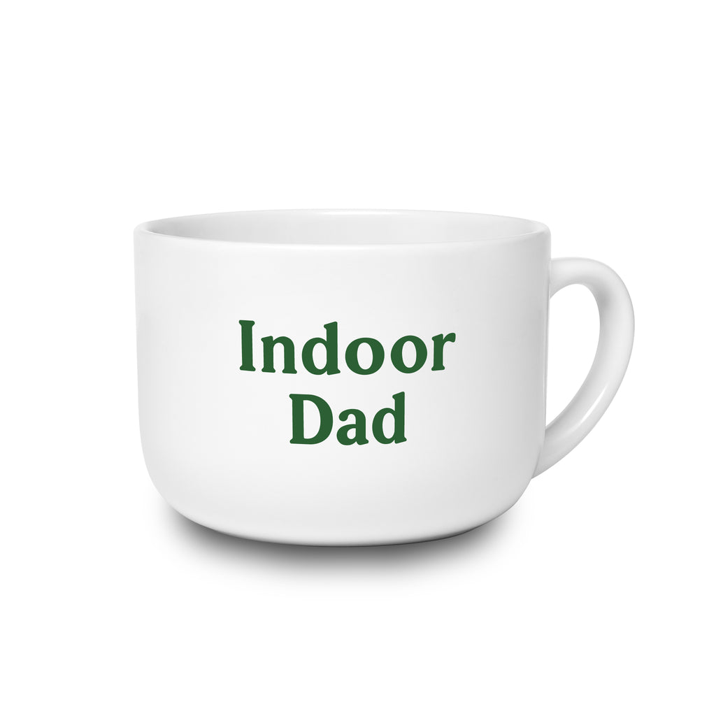 Indoor Dad - Ceramic Mug, 25oz