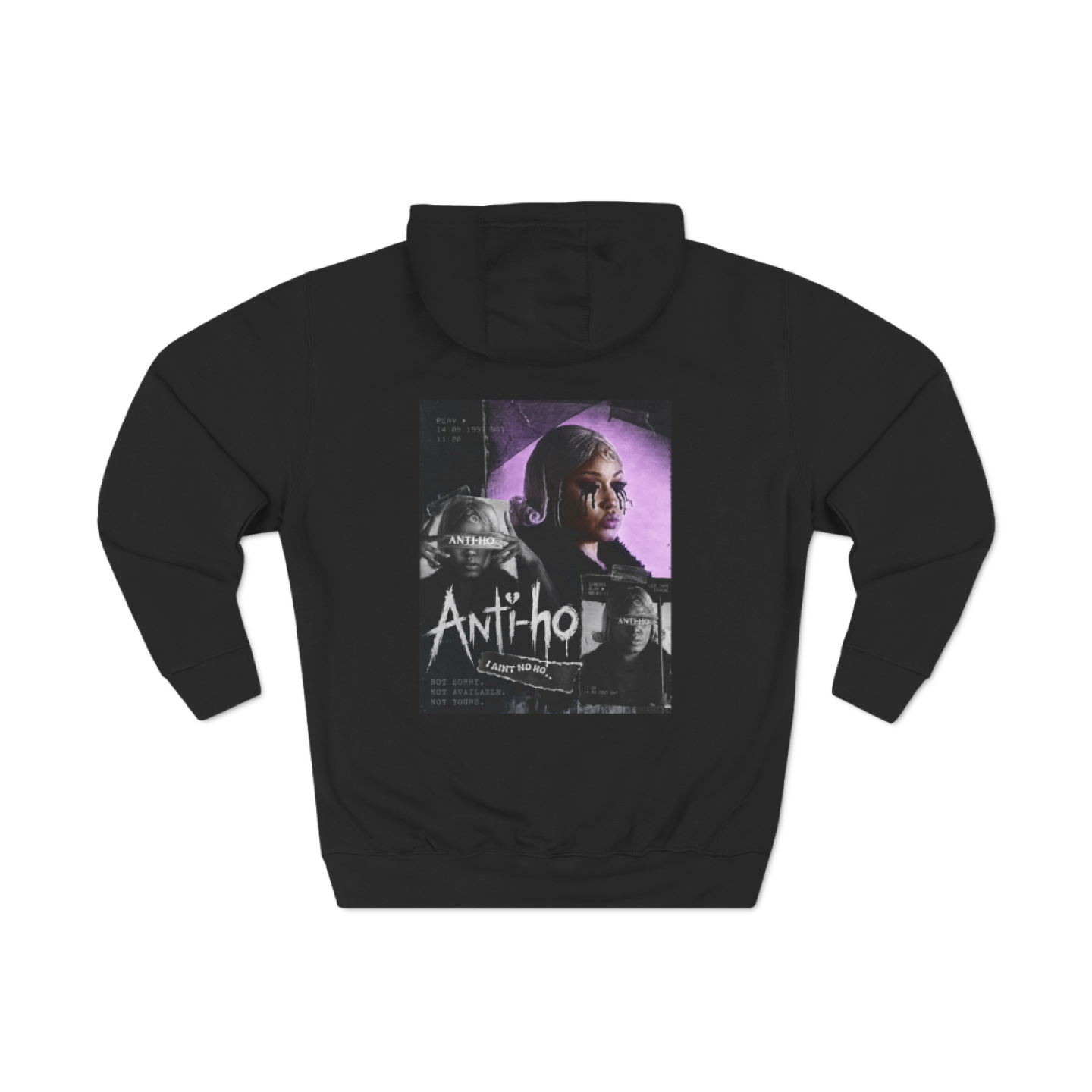 Honey Yenho - No-ho - Fleece Hoodie (Black)