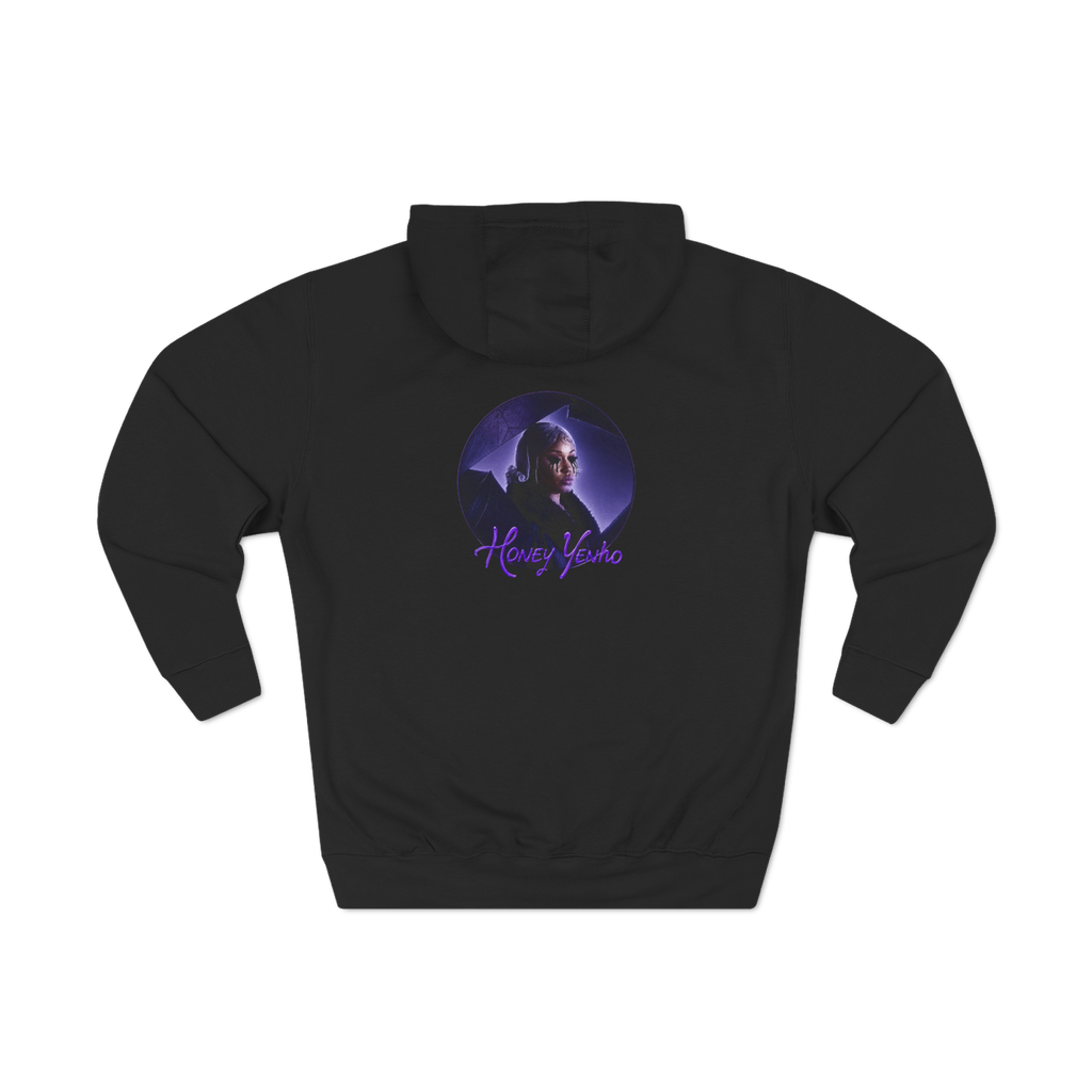 Honey Yenho - Delulu is not Included, ho - Fleece Hoodie (Black)