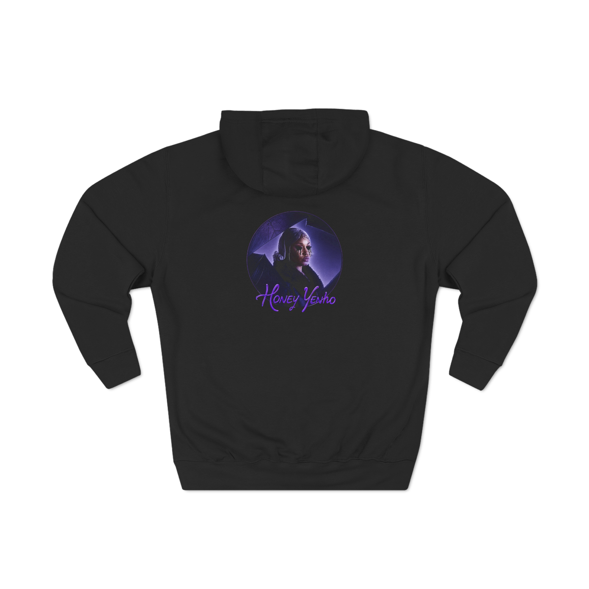 Honey Yenho - Delulu is not Included, ho - Fleece Hoodie (Black)