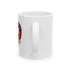 I'M A LEO -Heart print - Ceramic Mug, (11oz)