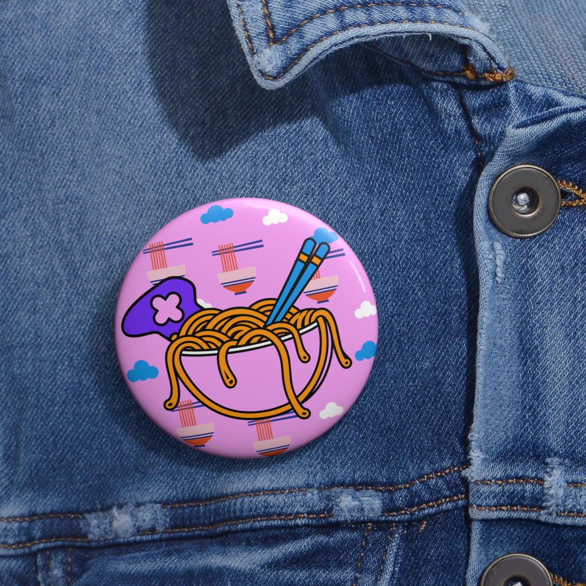 Noodle Nation - Custom Pin Button