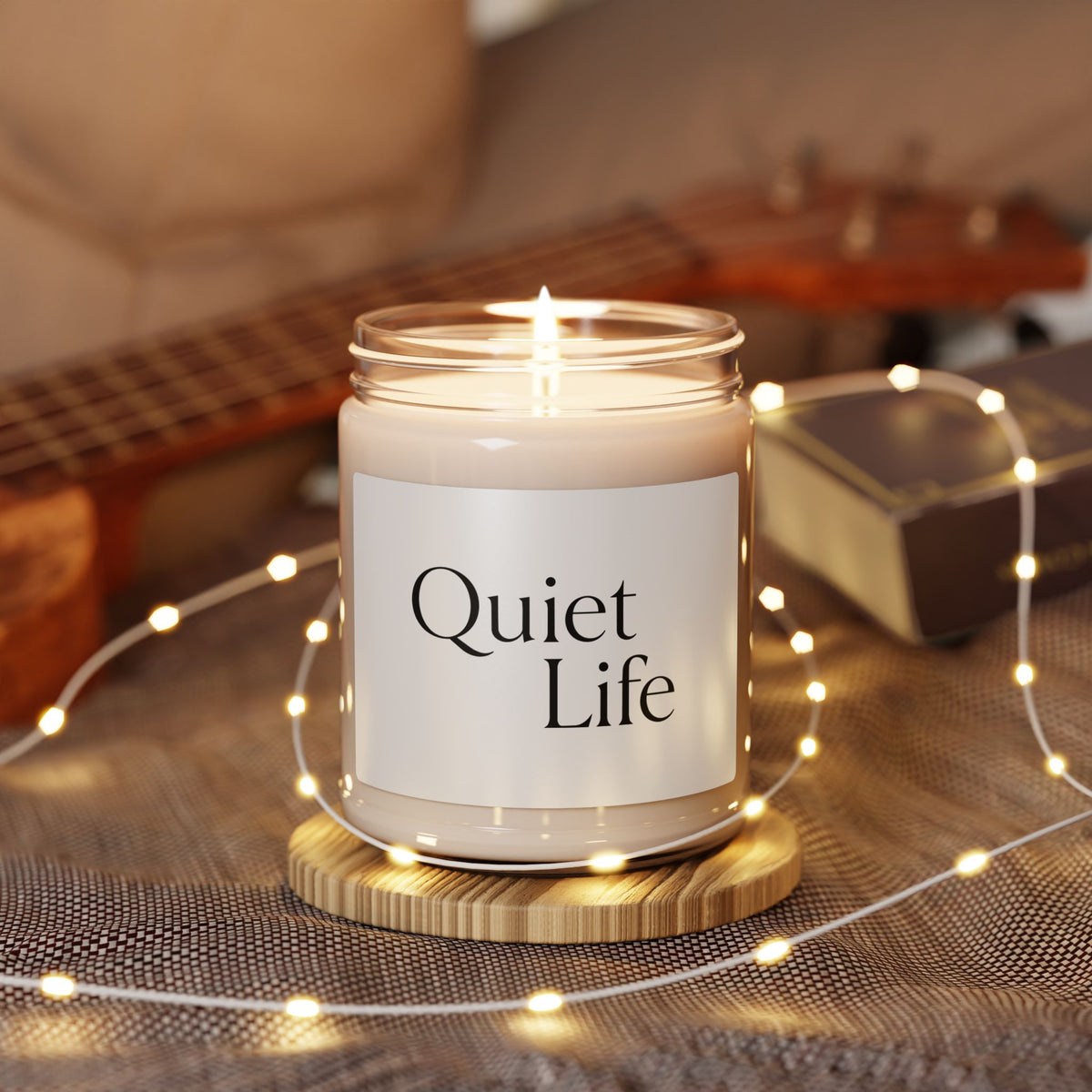 Quiet Life - Scented Soy Candle (9oz - White Sage & Lavender )