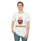 Libra & Leo Couple Unisex T-shirt ( Leo - White Color - I'M HIGH MAINTENANCE Print )