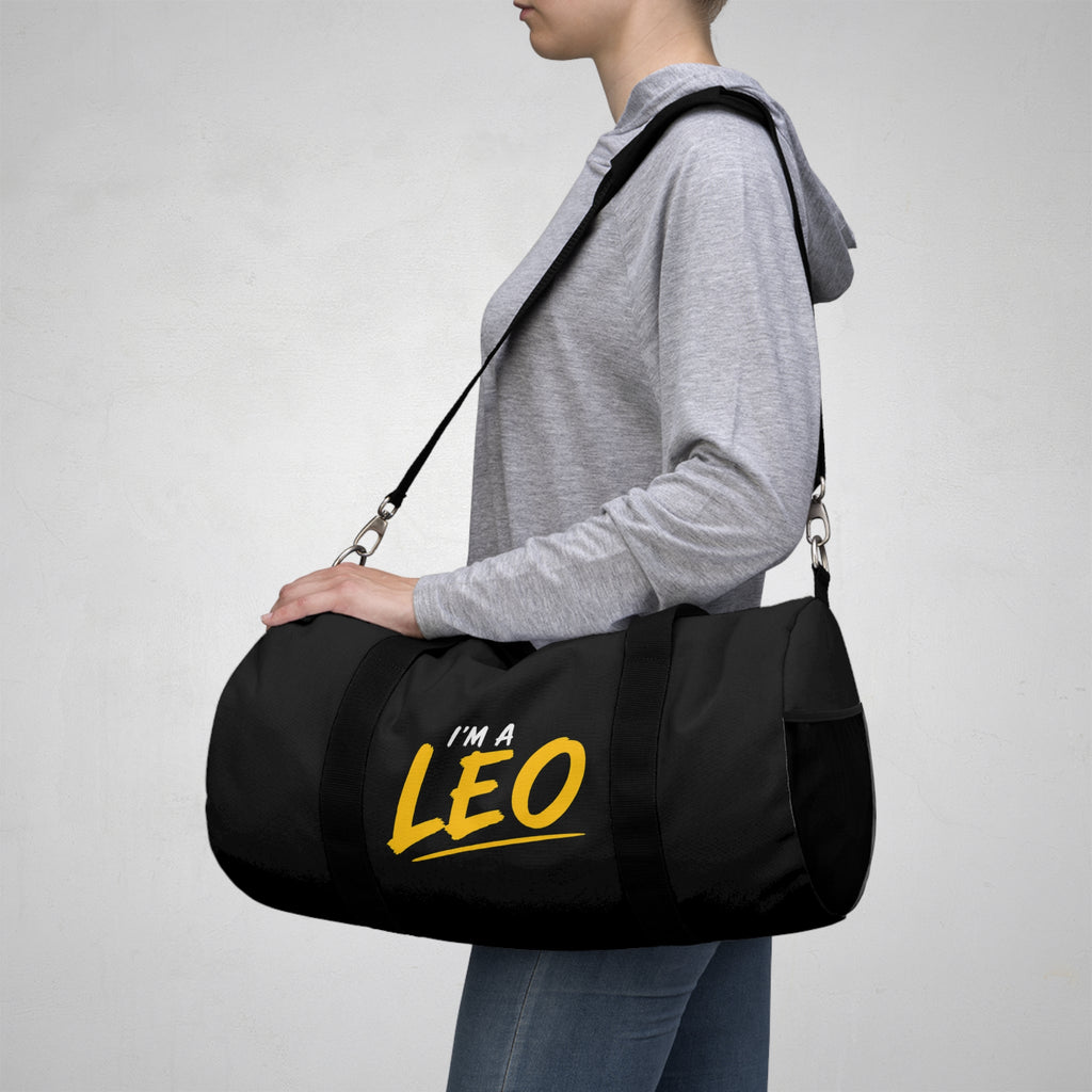 I'M A LEO - Duffel Bag (Black)