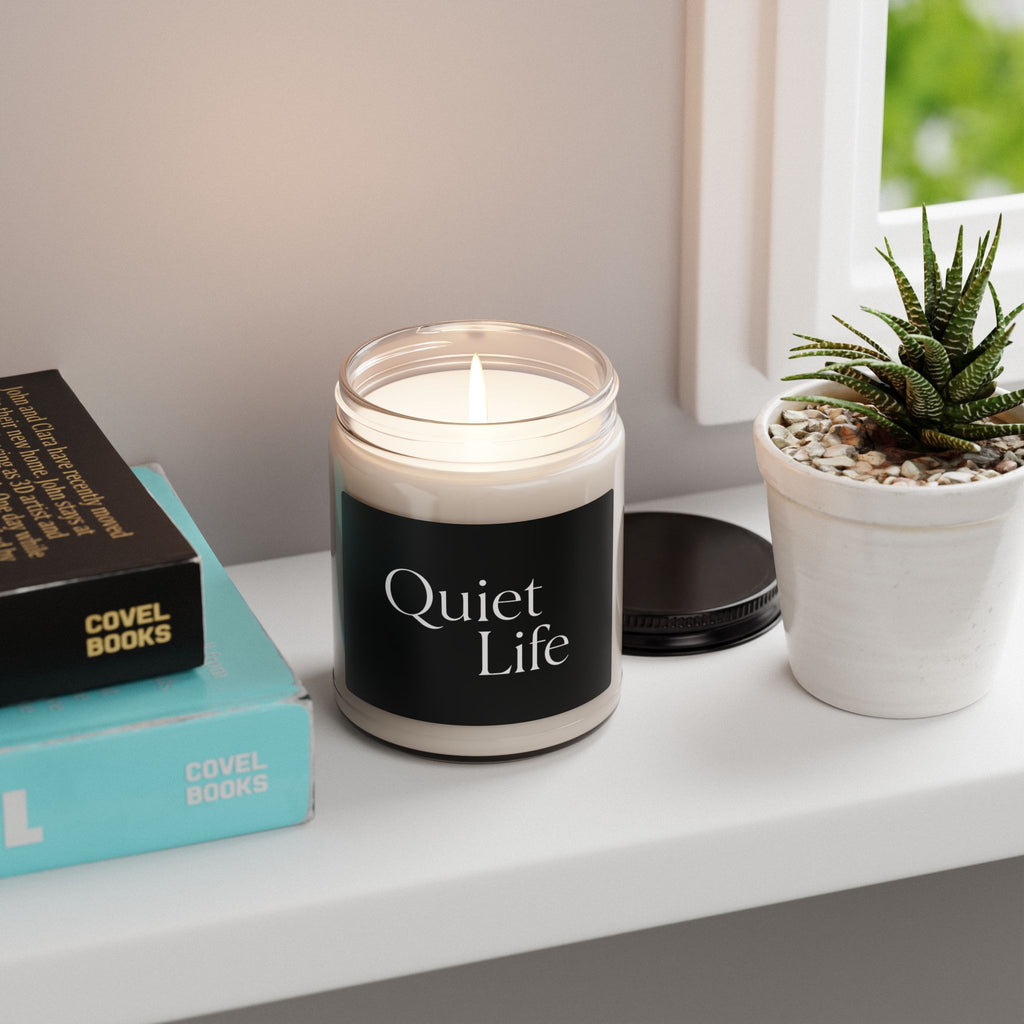 Quiet Life - Scented Soy Candle (9oz - Peppered Passionfruit )
