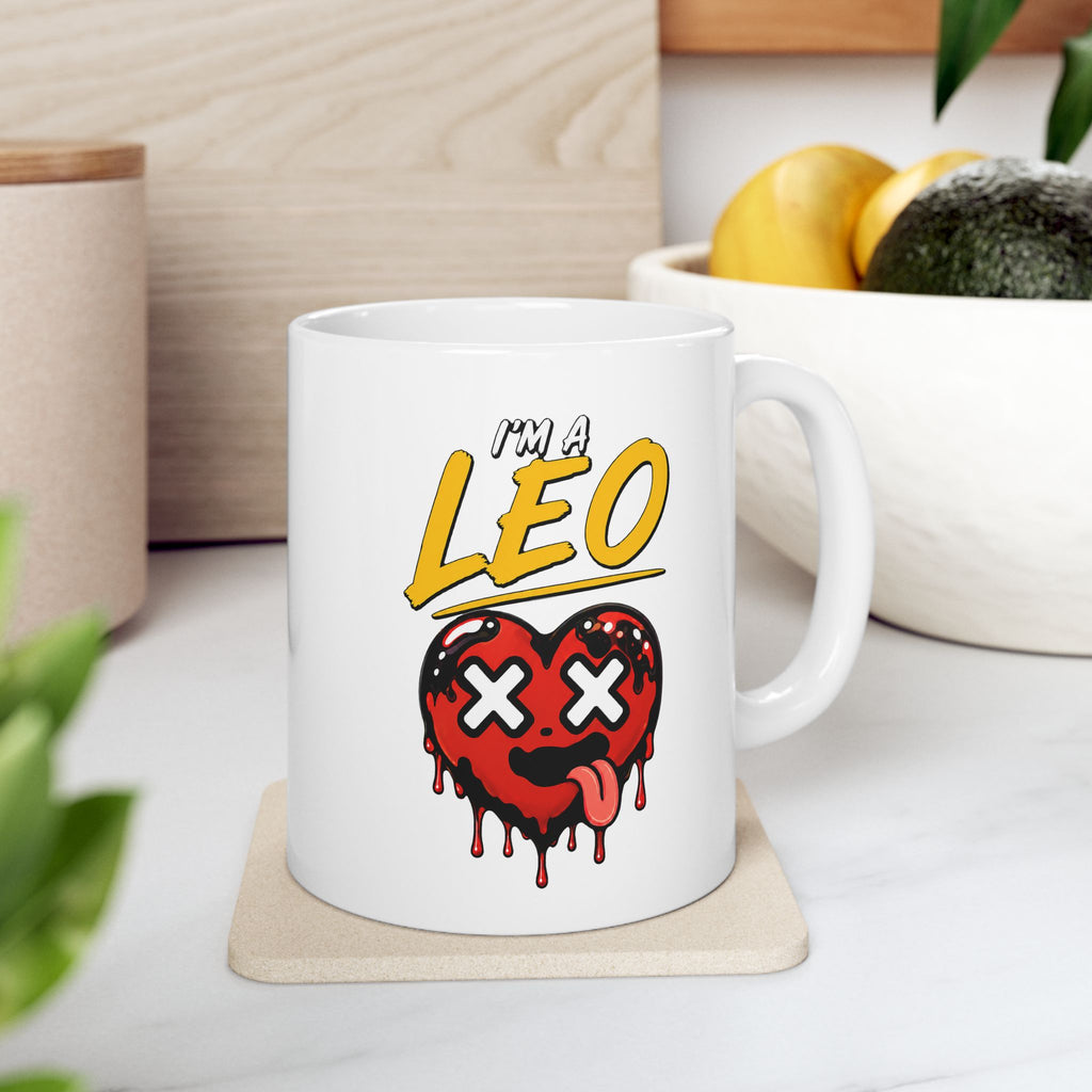 I'M A LEO - Full print - Ceramic Mug, (11oz)