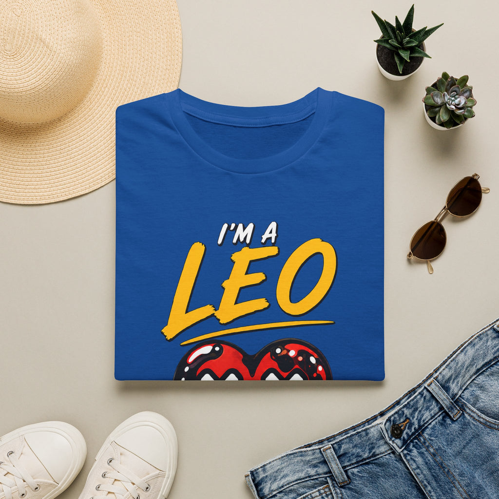SOY LEO - Camiseta Unisex (Estampado frontal - Multicolor)