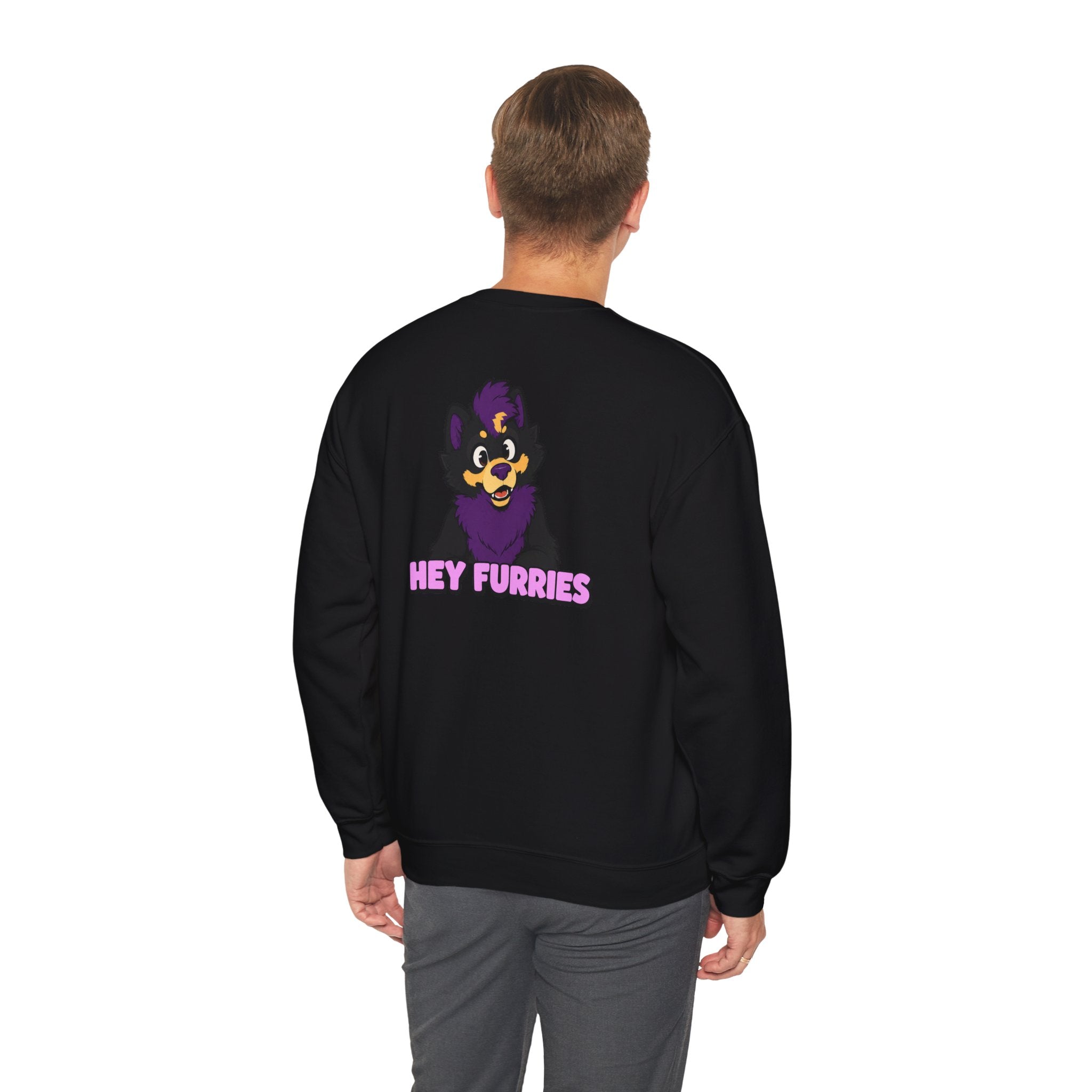 Hey Furries - Unisex Crewneck Sweatshirt