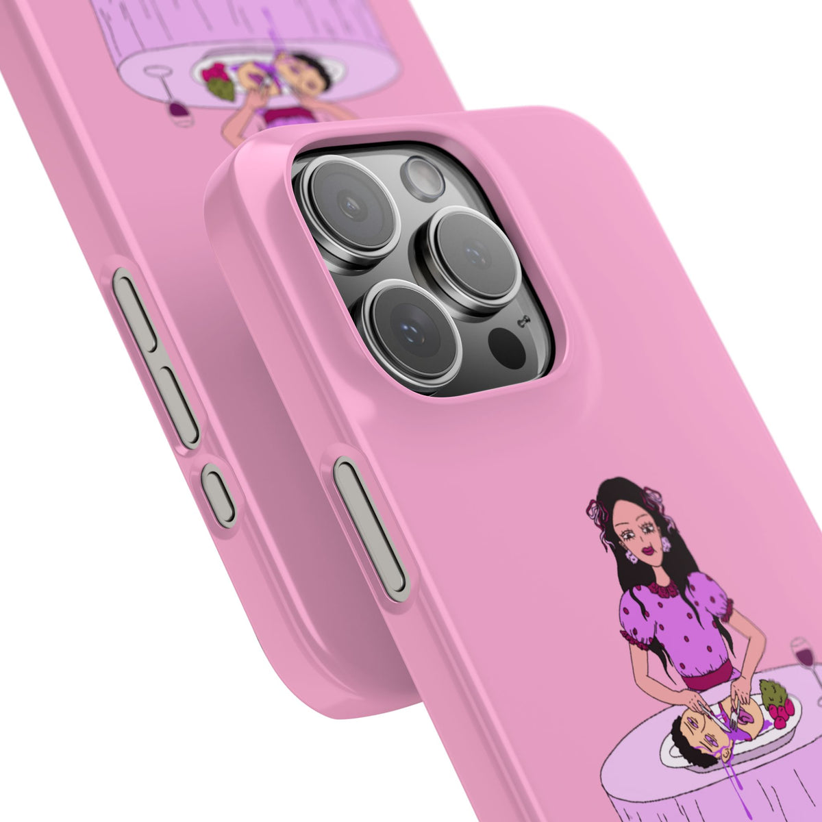 sourviolet - Slim Phone Case (Light Pink)