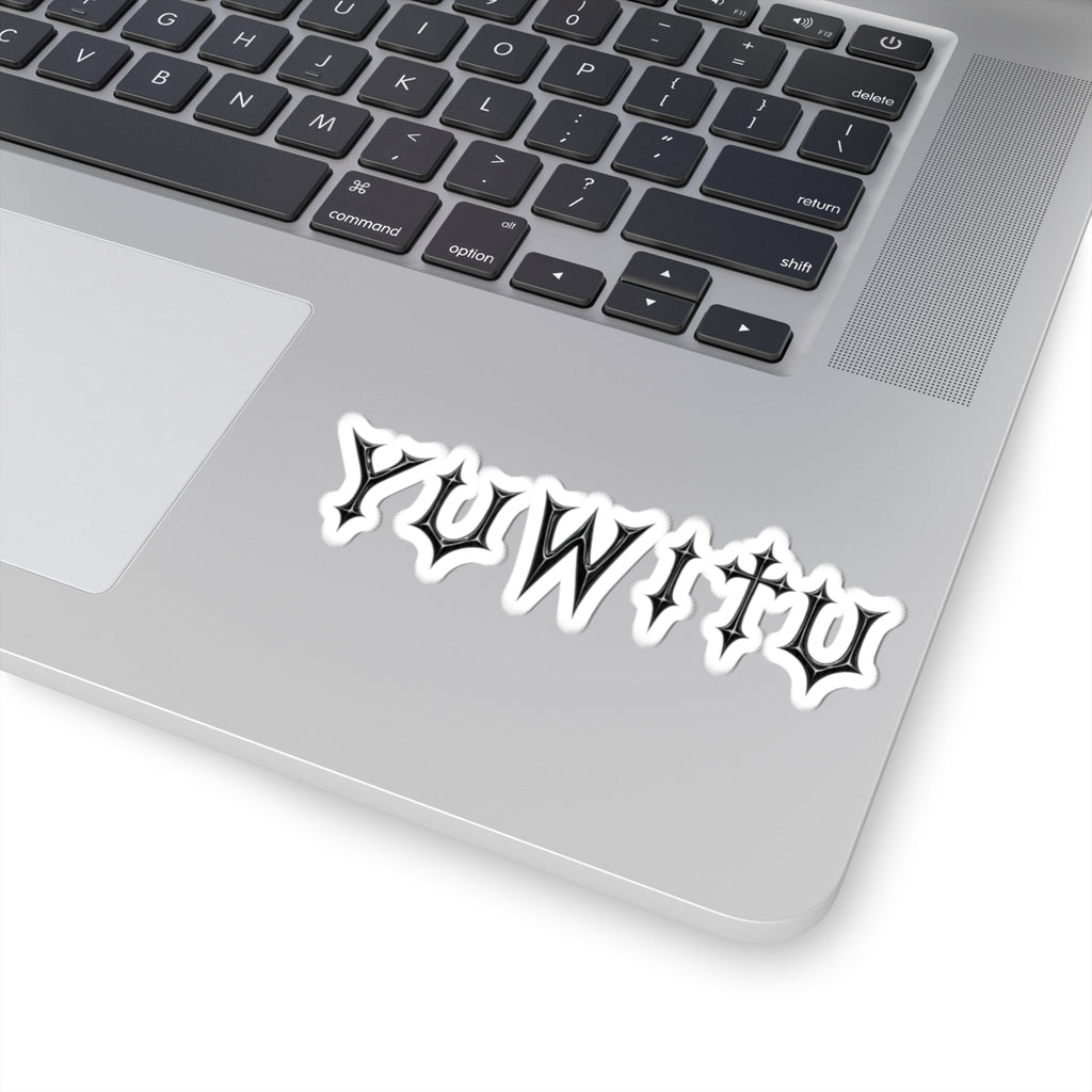 YUWITU - Black Kiss-Cut Stickers