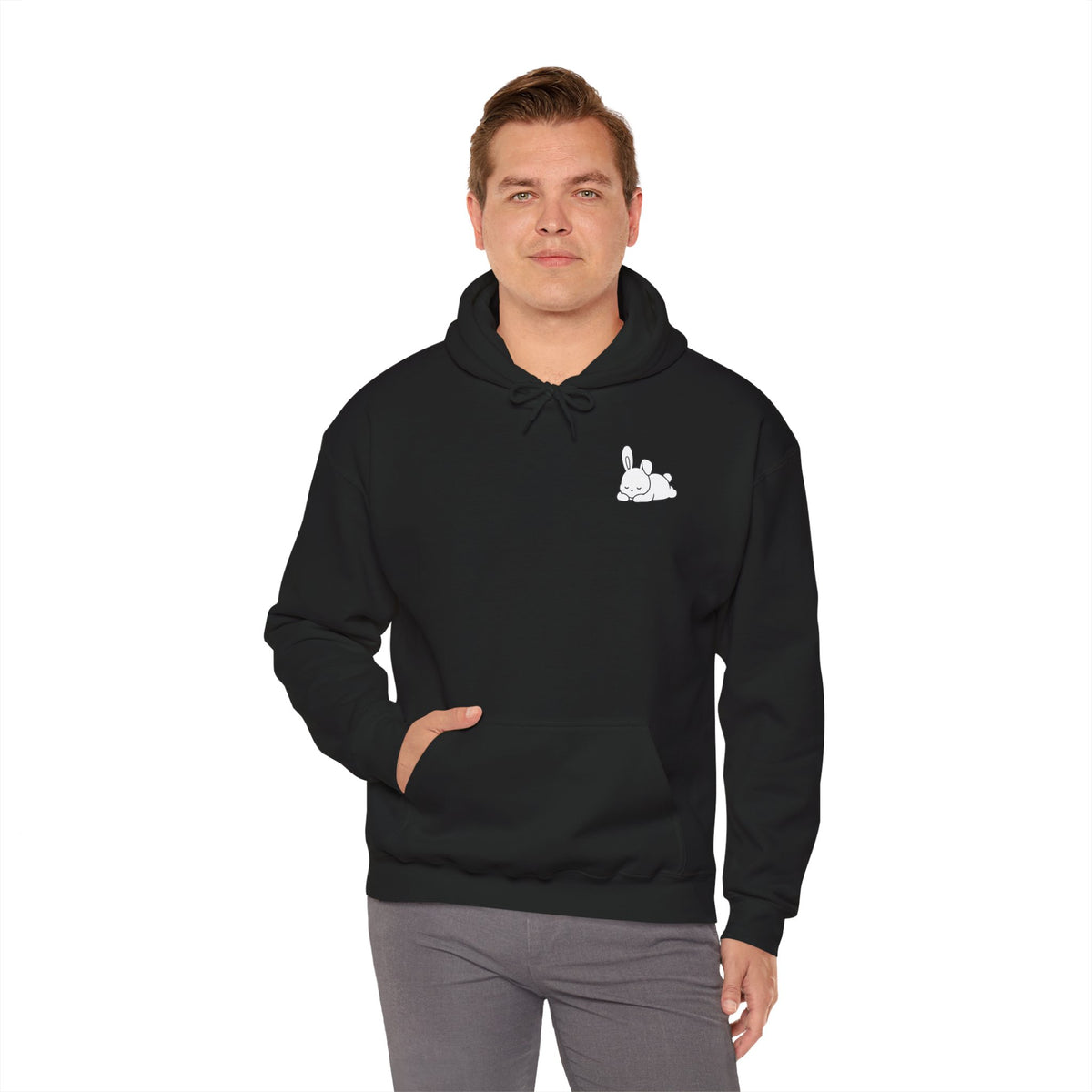 Quiet Life - Relaxed Bunny - Unisex Hooded Sweatshirt