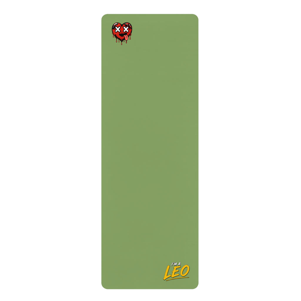 Copy of Copy of I'M A LEO - Rubber Yoga Mat (Green)