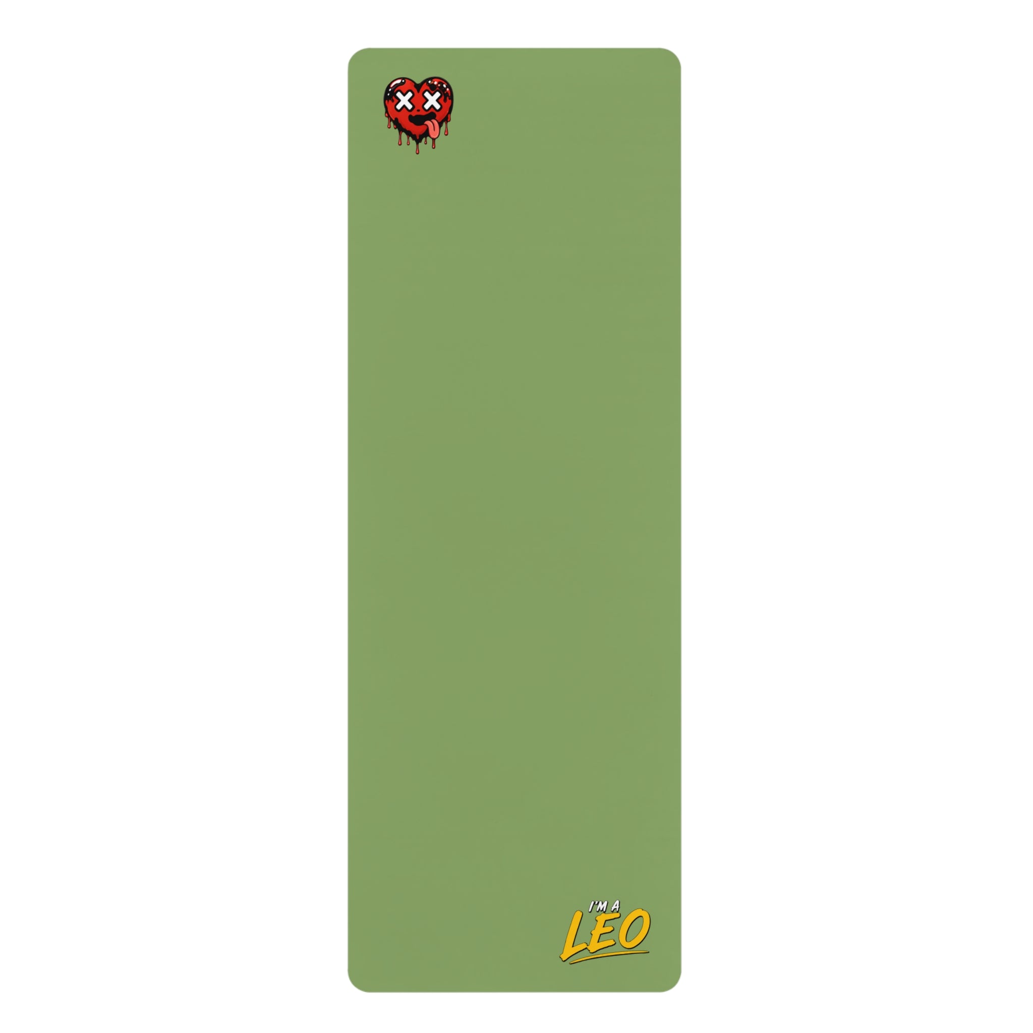 Copy of Copy of I'M A LEO - Rubber Yoga Mat (Green)