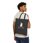 Quiet Life - Cozy Bunny - Canvas Tote Bag( Black )
