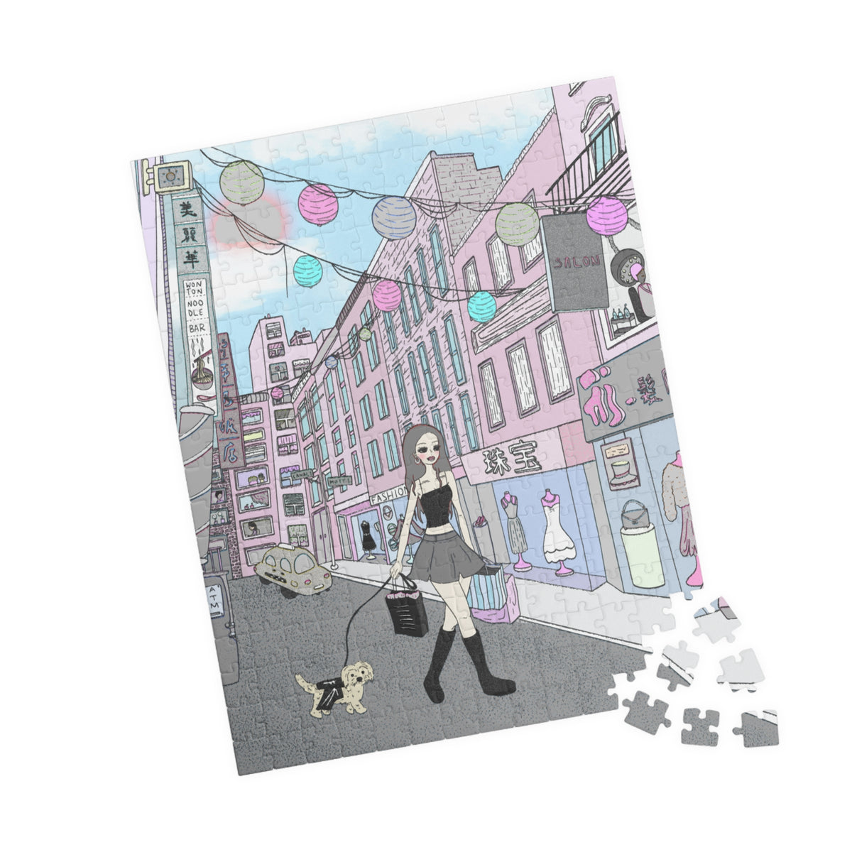 sourviolet - Walking the Dog - Puzzle (110, 252 and 520 pieces)