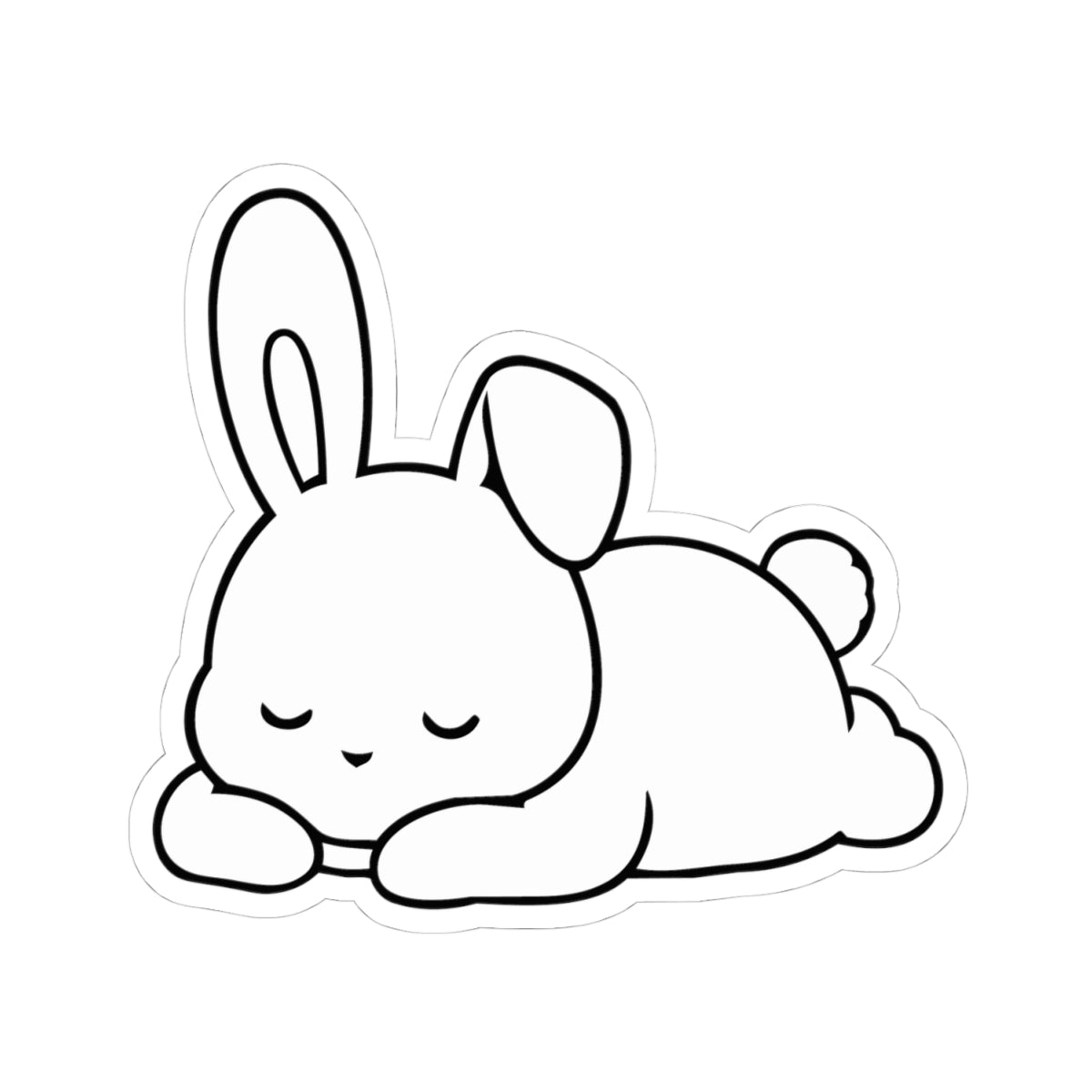 Relaxed Bunny - Sticker