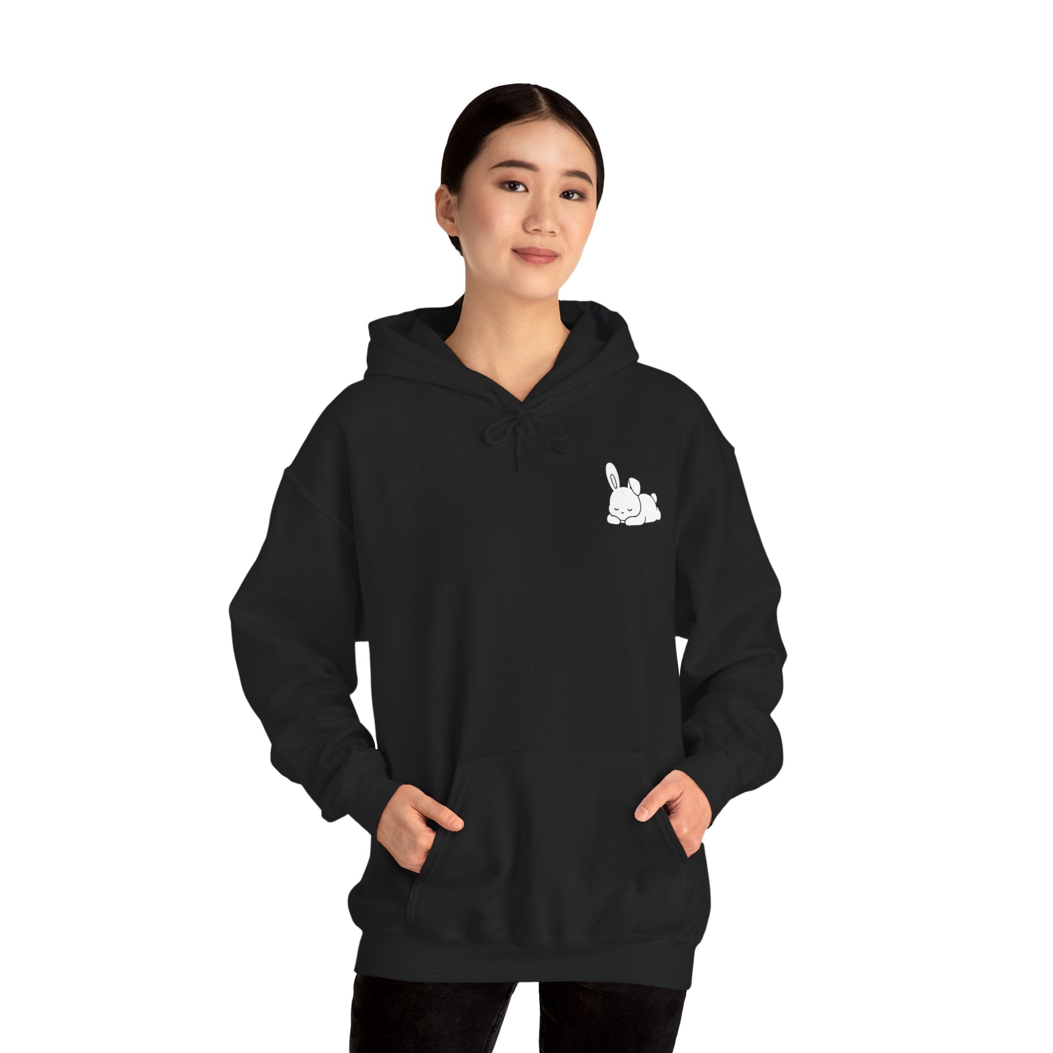 Quiet Life - Relaxed Bunny - Unisex Hooded Sweatshirt