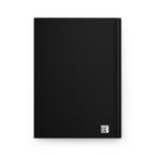 Quiet Life - Relaxed Bunny - Hardcover Journal ( Matte Black )
