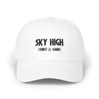 Sky High Comic Embroidery Classic Cap (white)