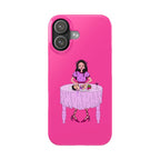 sourviolet - Slim Phone Case (Hot Pink)