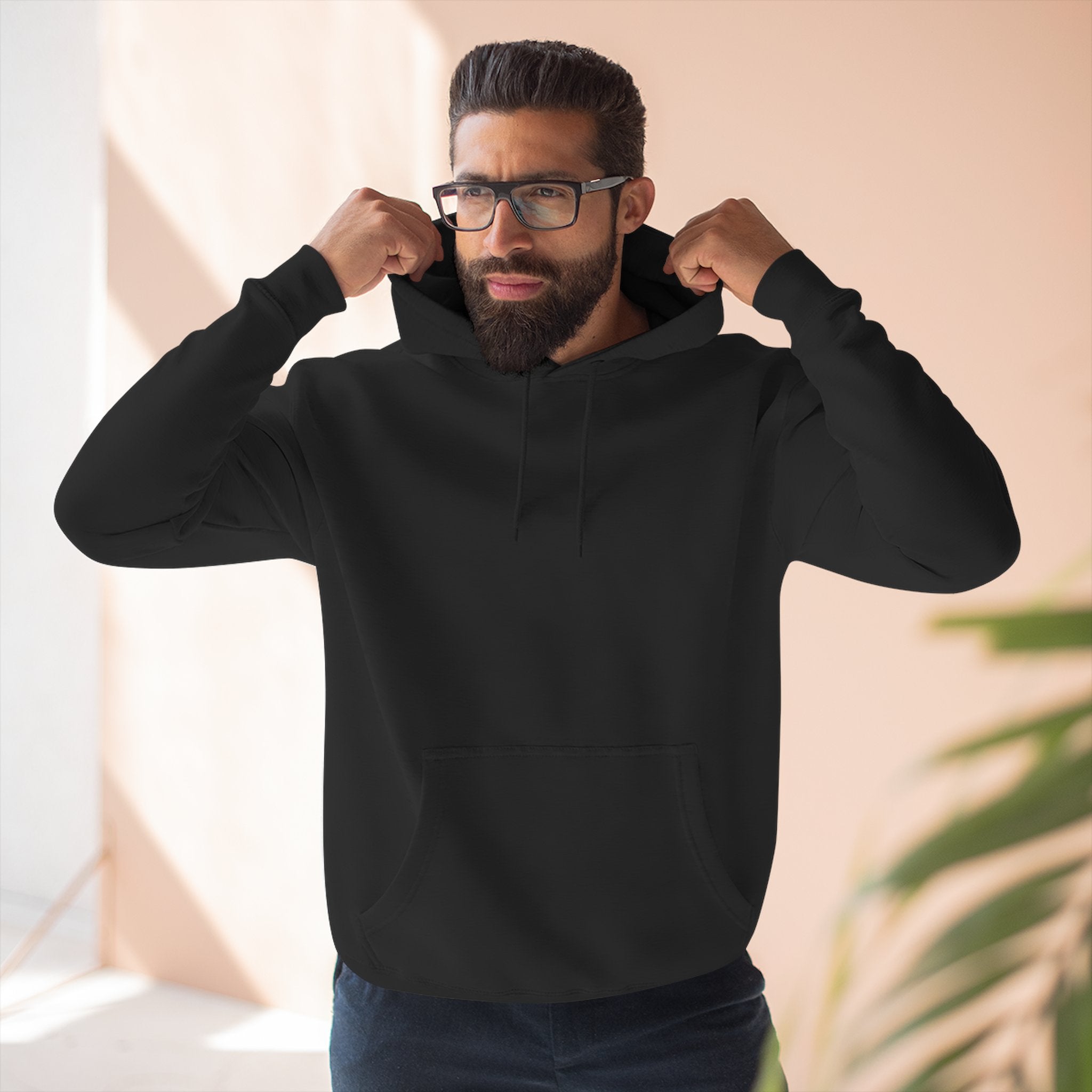 YUWITU - Fleece Hoodie (Black)