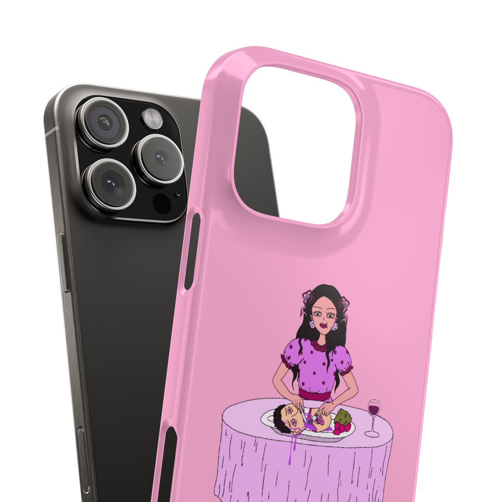 sourviolet - Slim Phone Case (Light Pink)