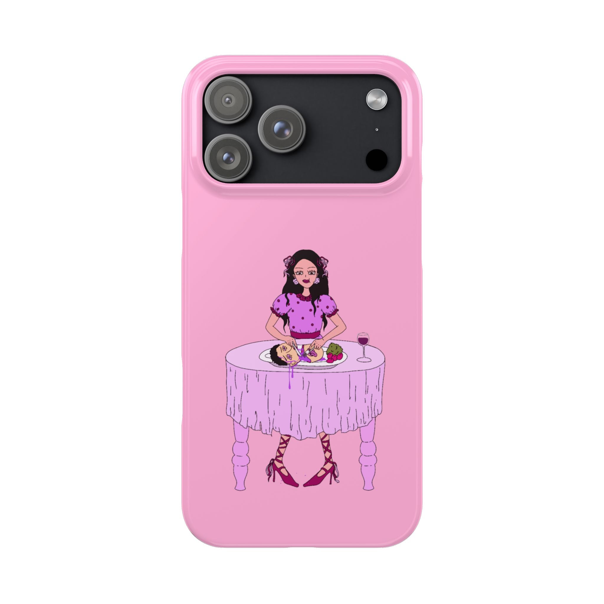 sourviolet - Slim Phone Case (Light Pink)
