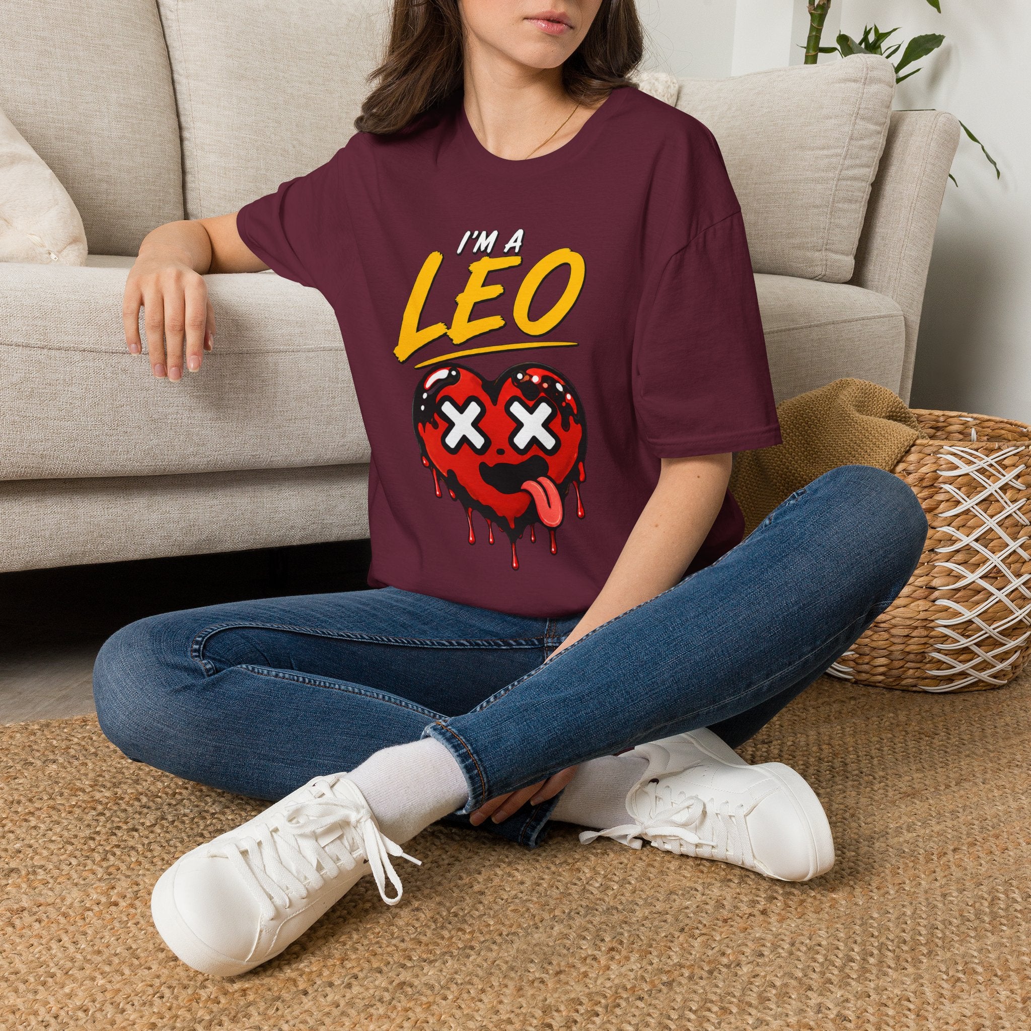 I'M A LEO - Unisex T-shirt (Front & Back printed- Multicolor)