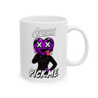 Aries & Leo Couple Mug ( Aries - White Color - PICK ME Print )