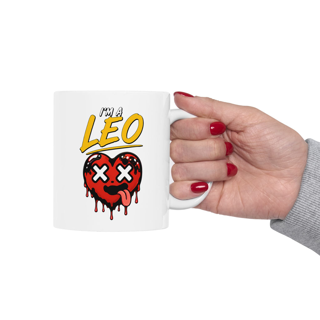 I'M A LEO - Full print - Ceramic Mug, (11oz)