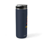 Aries & Leo CoupleTumbler ( Leo - Navy Color - PICK YOUR BATTLE Print )