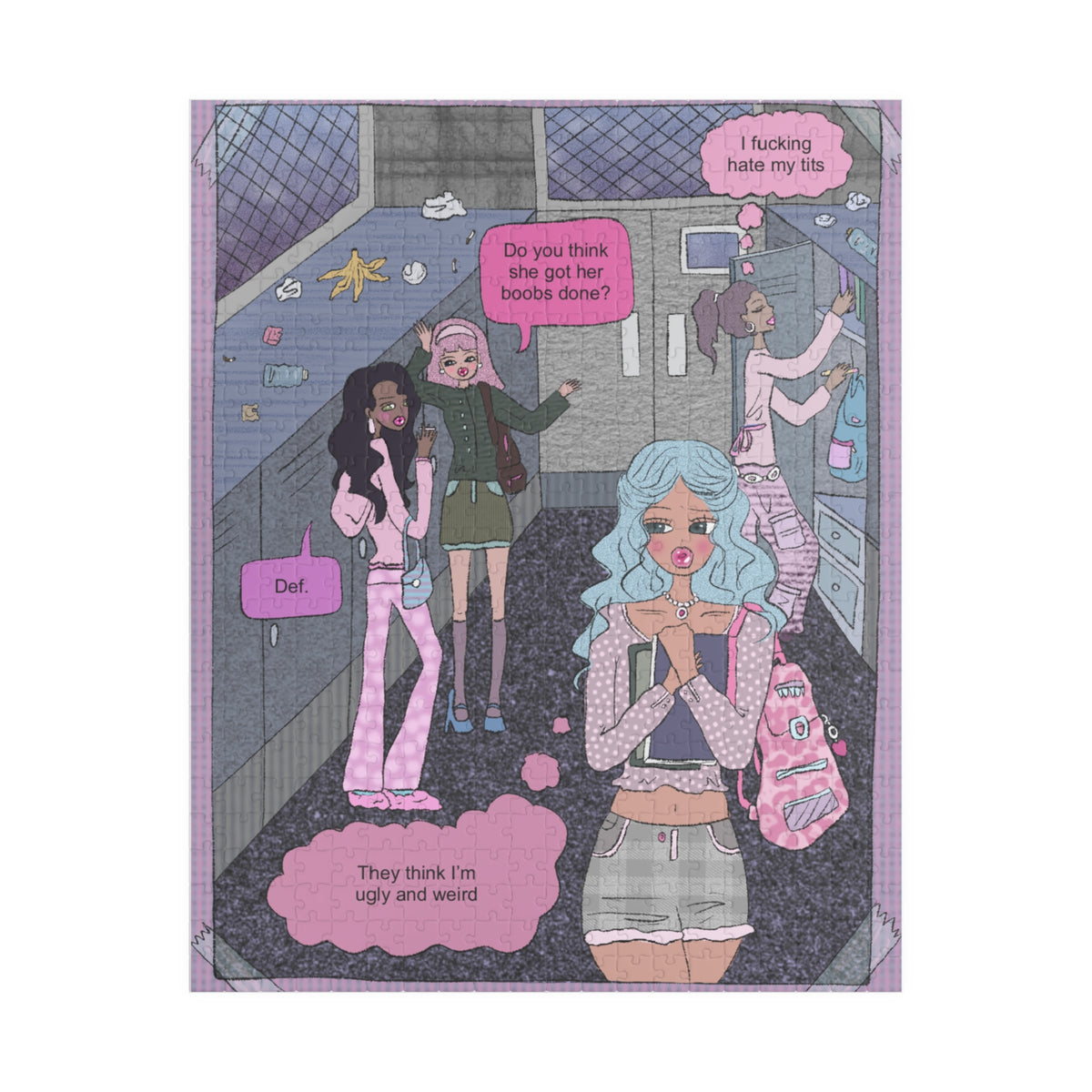 sourviolet - High School - Puzzle (110, 252 and 520 pieces)