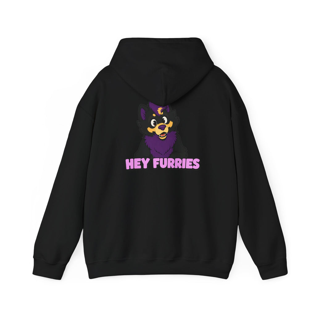 Hey Furries - Unisex Hooded Sweatshirt